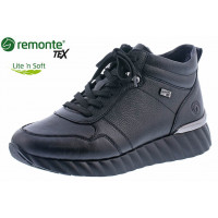 Ботинки женские Remonte D5981-01 черная кожа
