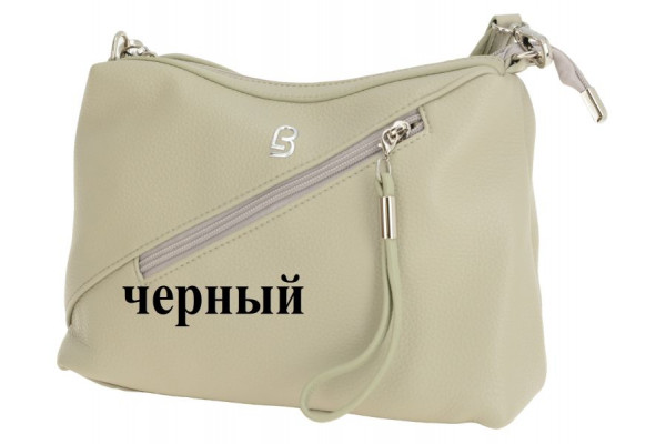 Сумка женская BADEN TL351-01 черная кожа