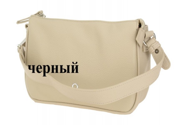 Сумка женская BADEN TL372-01 черная кожа