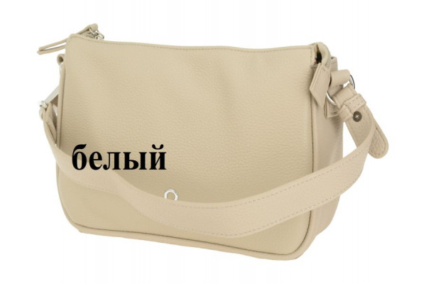 Сумка женская BADEN TL372-02 белая кожа