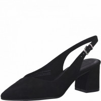 Туфли летние открытые женские MARCO TOZZI 2-2-29602-28-001 черный текстиль
