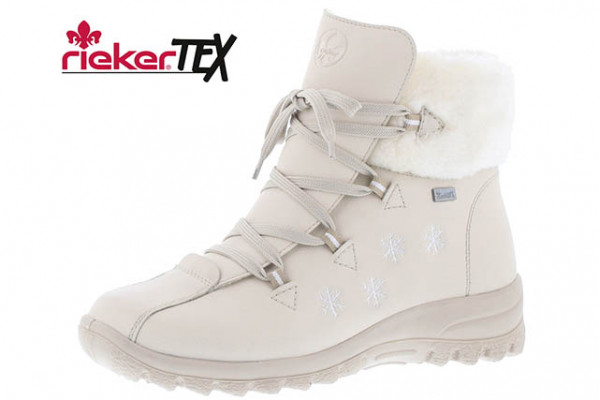 Ботинки женские Rieker L7106-60 бежевая кожа
