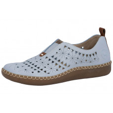 Туфли женские Rieker N2452-10 голубая кожа