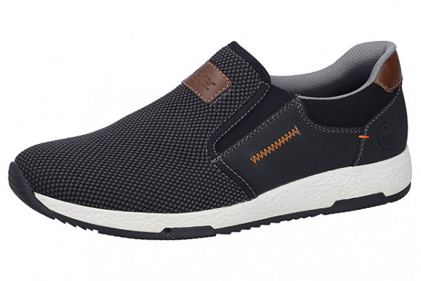 Туфли мужские Rieker B3450-00 черный текстиль/кожа