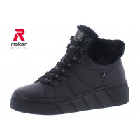 Ботинки женские Rieker W0560-00 черная кожа