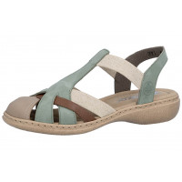 Босоножки женские Rieker 61852-52 разноцветная кожа