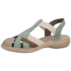 Босоножки женские Rieker 61852-52 разноцветная кожа