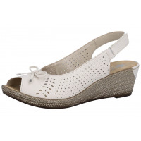 Босоножки женские Rieker 624H1-60 бежевая кожа