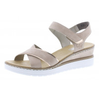 Босоножки женские Rieker V38G9-31 розовая кожа