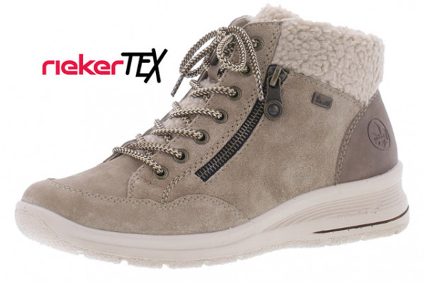 Ботинки женские Rieker L7701-24 коричневая кожа