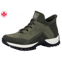 Ботинки женские Rieker M9883-54 зеленая кожа