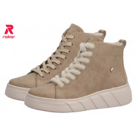 Ботинки женские Rieker W2661-20 бежевая кожа